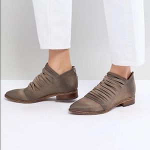 Free People Lost Valley Ankle Boot Taupe Brown